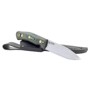 No.10 SFK - Sleipner Scandi/Green Micarta - Fixed - Bild 1 von 4