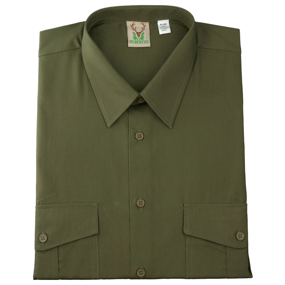 Hubertus Herren Hemd Jagd Forst Angeln Freizeit oliv langarm & kurzarm Gr. 39-48 - Bild 1 von 1