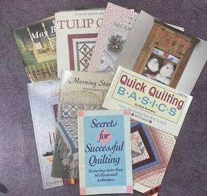 Quilting Pattern & Idea Books Lot of 8 - Picture 1 of 9