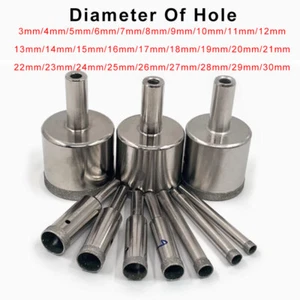 Diamond Hole Saw Tile Ceramic Porcelain Glass Marble Stone Drill Cutter 3mm~26mm - Picture 1 of 7