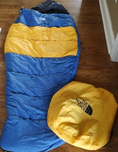 The North Face Cub Child's Mummy Sleeping Bag 57" x 28" w/ Backpack - Picture 1 of 8