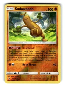 Pokemon S&M Guardians Rising Sudowoodo 66/145 Reverse Holo - Picture 1 of 4