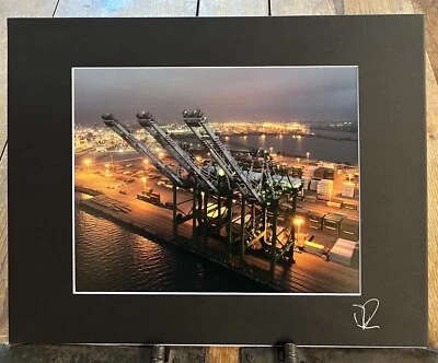 Три крана, порт Окленд, Окленд - матовая художественная фотографическая печать - Изображение 1 из 2