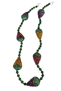 Christopher Radko Frosty Harvest Grapes Glass Christmas Garland - Picture 1 of 6