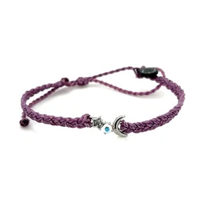 Pura Vida Purple Moon/Star Bracelet - Picture 1 of 4