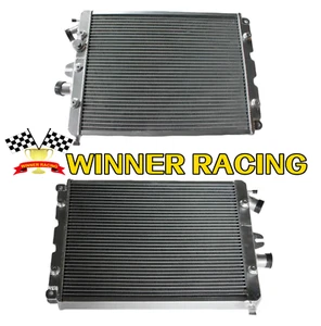 LEFT+RIGHT Radiators for Ferrari 360 3.6L Spider/Modena 2000~2006 MANUAL - Picture 1 of 8
