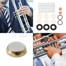 Trumpet Guide & Spring Felt Gaskets with White Shell Finger Buttons Pack of 19