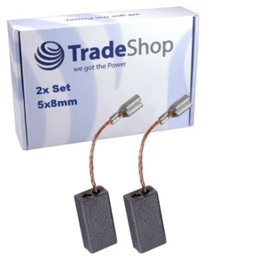 2x Kohlebürsten für Bosch Elektro-Werkzeuge wie Winkelschleifer, Stichsägen - Bild 1 von 1