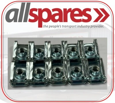 Chimney, U,Spire Nut M6 Thread, 0.5-4.0mm Panel Thickness, BZP Zinc Plated Steel