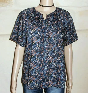 haut, blouse MY PANT'S coton bleu Taille Small modèle Anais excellent état - Imagen 1 de 4