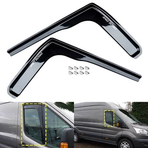 2x Windabweiser Regenabweiser für Ford Transit V363 Bus FAD,FBD 2-tür ab 2013- - Bild 1 von 12