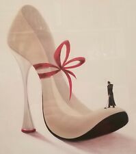 2005 Romance Inna Panasenko High Heel Shoe Framed Art Print 12"x12"