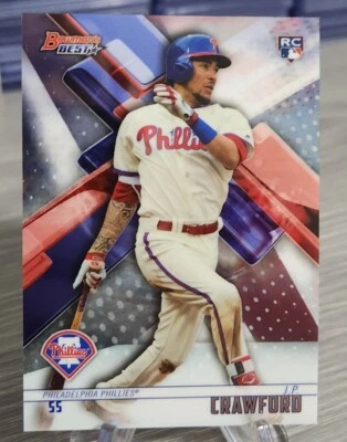 JP Crawford 2018 Bowman's Best Rookie #38 Philadelphia Phillies/Seattle Mariners - Image 1 of 2