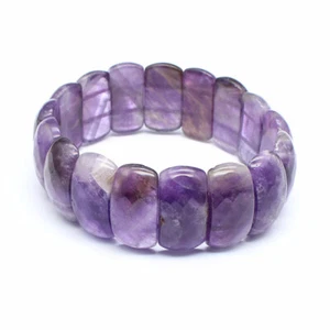Fashion natural stone Facet Crystal like gemstone bracelet Health Healing - Picture 1 of 36