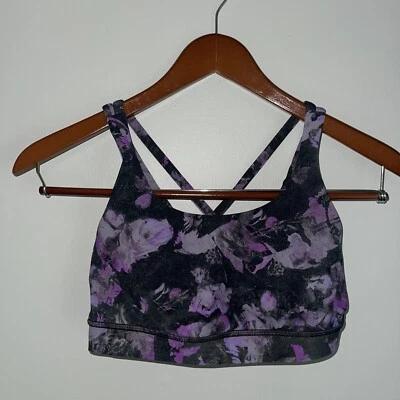 Sujetador Lululemon Energy Soporte Medio Multicolor Púrpura, Gris, Negro Talla 6 Foto 1 de 4