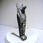 Ancient Egypt Antique Statue King Anubis Hieroglyph Pharaonic Egyptian Rare BC