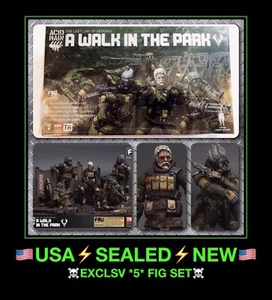 USA Acid Rain 3.75 1/18  A WALK IN THE PARK Bucks Team BOB gi joe Action Fig set - Picture 1 of 12