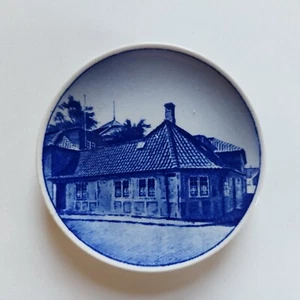Casa di Hans Christian Andersen a Odense. Piccola targa di Aluminia, Danimarca. - Foto 1 di 2