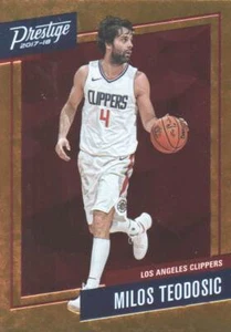 2017-18 Prestige Basketball Micro Etch Rookies Orange #46 Milos Teodosic - Bild 1 von 2