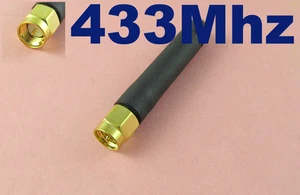 10pcs 433Mhz GSM GPRS SMA Male Plug Straight 5cm Ham Radio Antenna - Picture 1 of 3