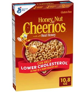 Honig Nuss Cheerios Herz Gesund Glutenfrei Frühstück Müsli, 10,8oz - Bild 1 von 7