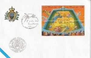 2003 FDC LIBERTAS A.A.S.F.N. SAN MARINO L'ARTE DEI BOURETTINI MF81522 - Bild 1 von 1