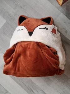 Fuchs Decke Kuscheldecke Mit Kaputze One Size - Bild 1 von 2
