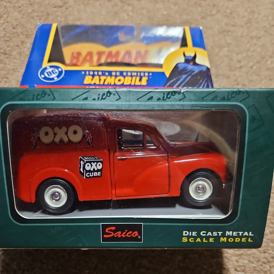 Furgoneta modelo Saico Morris, logotipo OXO Cube, escala diecast 1:26 - en caja Foto 1 de 2