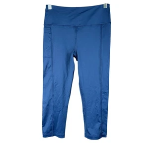 Lands' End Damen S Deep Sea Navy High Waisted Crop Schwimmleggings - Bild 1 von 7