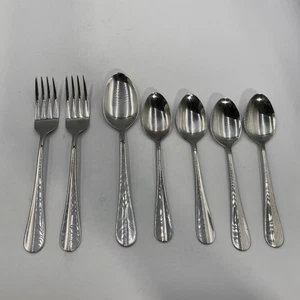 Towle Living Collection 4 Cucchiaini, 2 Forchette da Pranzo, Cucchiaio Acciaio Inox 18/0 - Foto 1 di 5