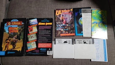 Worlds of Ultima Savage Empire Origin IBM PC 1990 Big Box 游戏完整地图 全新带盒 — 第 1/4 张图片