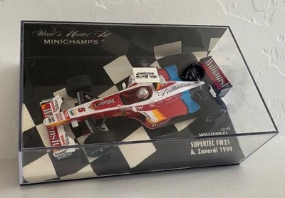 1:43 Paul's Model Art MINICHAMPS Alex Zanardi WILLIAMS F1 SUPERTEC FW21 1999  - Image 1 of 4