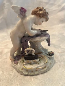 ANTIQUE MEISSEN FIGURE "THE TAYLOR " 19C XRARE MUST SEE - Picture 1 of 14