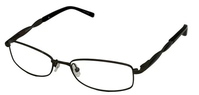 Jones New York Hombres Ophthalmic Pistola Oscura Rectángulo Metal Gafas, J470. 52mm Foto 1 de 4