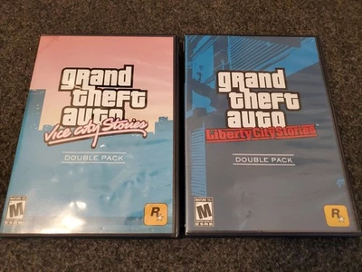 Grand Theft Auto Double Pack- Liberty City Stories + Vice City Stories| PS2 +Map - Image 1 of 4