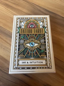 Tattoo Tarot Tinte & Intuition Karten Deck Wahrsagerei Orakel Sammelspiel Karten - Bild 1 von 4