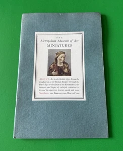 Vintage 1950 Metropolitan Museum of Art Miniatures Book Middle Ages Tapestries - Imagen 1 de 14