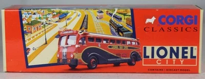 Corgi Classic 1/43 Diecast  Yellow Coach 743 Lionel Bus Lines 53902 MIB - Image 1 of 2