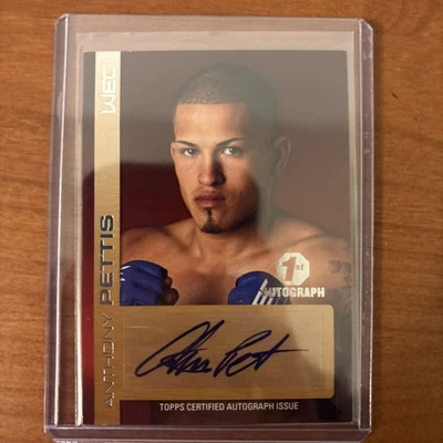 Anthony Pettis 2011 Topps UFC Title Shot 1st Auto #FA-AP WEC Rookie - Image 1 of 4