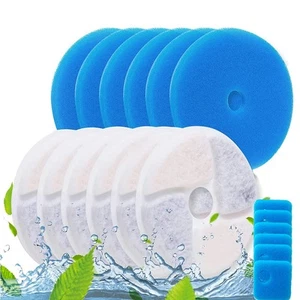 6 Pack Cat Water Fountain Filter, Diameter 4.1 Inch Filter Apply to Automatic... - Picture 1 of 6