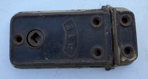 Cerradura de llanta interior antigua/de colección BLW y herrajes de cerradura de puerta guardián - Imagen 1 de 3