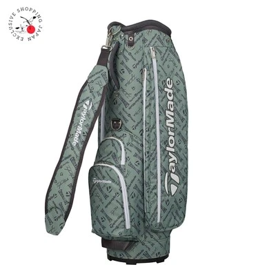 TaylorMade Golf Icon Graphic Cart Bag 9 x 47in 5-way Lightweight 2025 Acid Green - Image 1 of 4