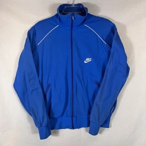 Vintage Nike Sportswear Jacke Herren Large blau Reißverschluss sportliche Trainingsjacke USA - Bild 1 von 12