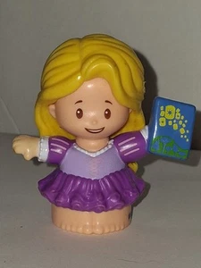 2017 Princess Rapunzel Fisher Price Little People Replacement Blonde Purple Book - Picture 1 of 6