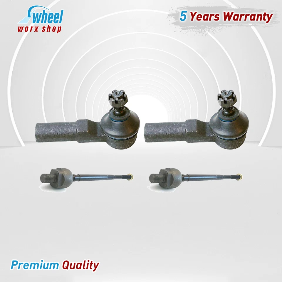 4X Extremos de barra de amarre exterior interior delantero grado original para Nissan 240SX 1989-1994 Foto 1 de 4