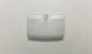 Nintendo Gameboy Advance GBA Battery Cover Replacement Transparent Clear Glacier - Picture 1 of 3