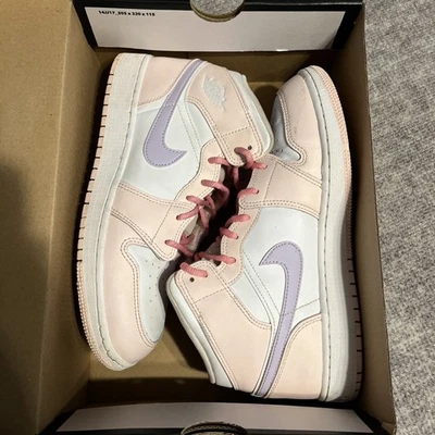 Air Jordan 1 Rosa Medio Lavado/Violeta Talla 7 GS. Usado en caja. Excelente estado Foto 1 de 4