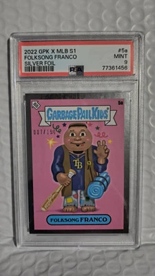 2022 GPX X MLB S1 Folksong Franco Silver Foil #5a PSA 9 #007/150 - Image 1 of 2
