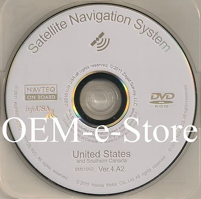 2007 2008 Acura TL & TL Type-S GPS Navigation DVD U.S Canada Map v4.A2 Update  - Image 1 of 3