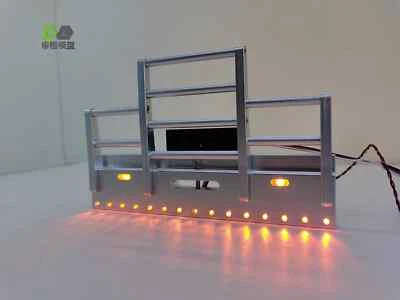 1 juego de luces de parachoques delanteras para 1/14 Tamiya RC Truck Car King Hauler 56344 56301 Foto 1 de 4